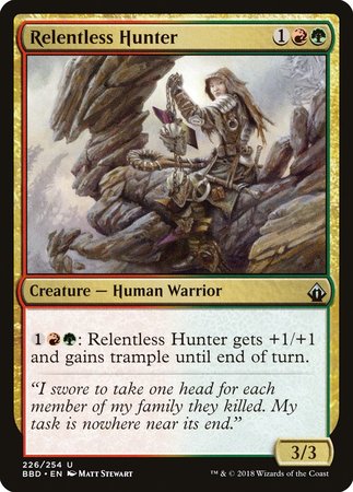 Relentless Hunter [Battlebond] | Exor Games Truro