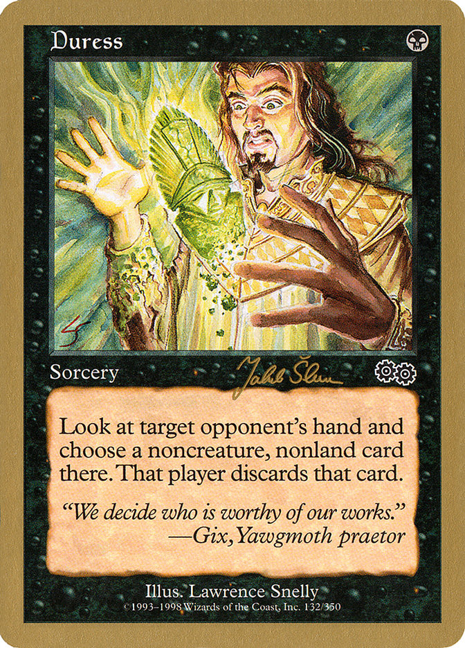 Duress (Jakub Slemr) [World Championship Decks 1999] | Exor Games Truro