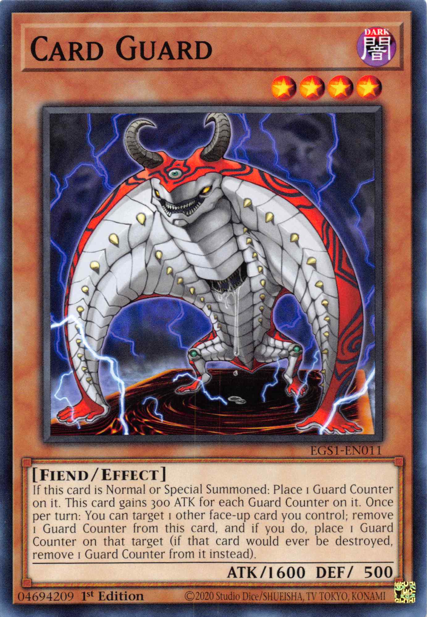 Card Guard [EGS1-EN011] Common | Exor Games Truro