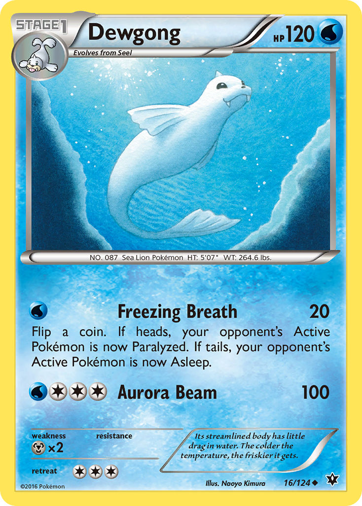 Dewgong (16/124) [XY: Fates Collide] | Exor Games Truro