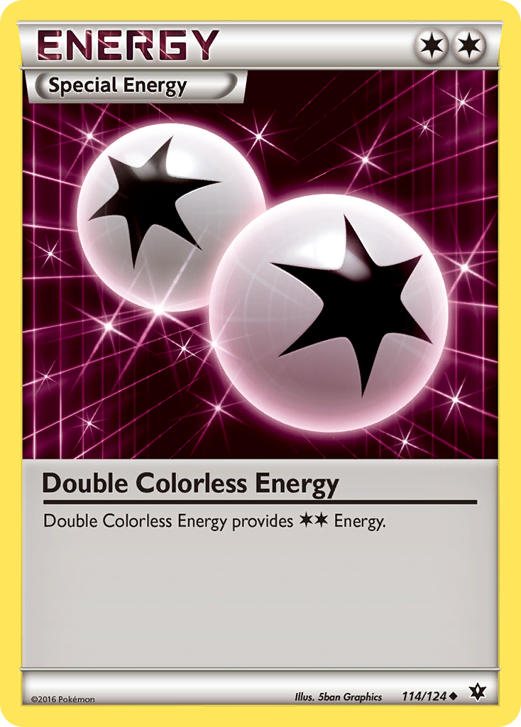 Double Colorless Energy (114/124) [XY: Fates Collide] | Exor Games Truro