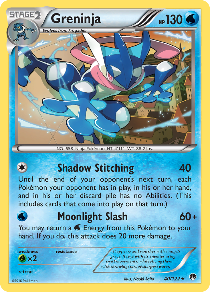 Greninja (40/122) [XY: BREAKpoint] | Exor Games Truro