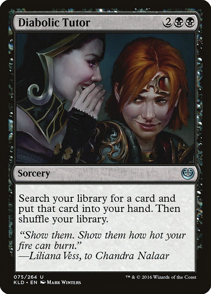 Diabolic Tutor [Kaladesh] | Exor Games Truro