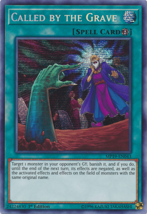 Called by the Grave [MP19-EN043] Prismatic Secret Rare | Exor Games Truro