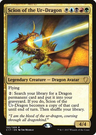 Scion of the Ur-Dragon [Commander 2017] | Exor Games Truro