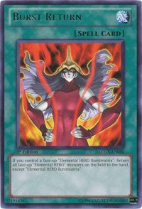 Burst Return [LCGX-EN084] Rare | Exor Games Truro