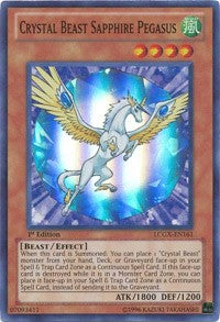 Crystal Beast Sapphire Pegasus [LCGX-EN161] Super Rare | Exor Games Truro