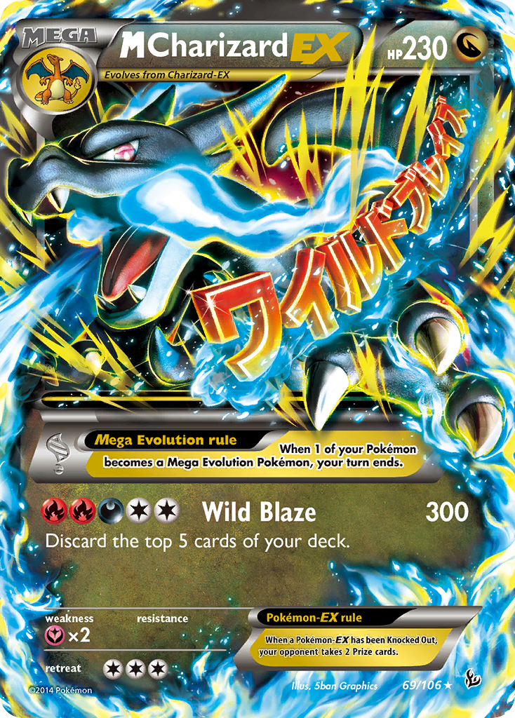 M Charizard EX (69/106) [XY: Flashfire] | Exor Games Truro