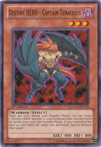 Destiny HERO - Captain Tenacious [LCGX-EN123] Common | Exor Games Truro