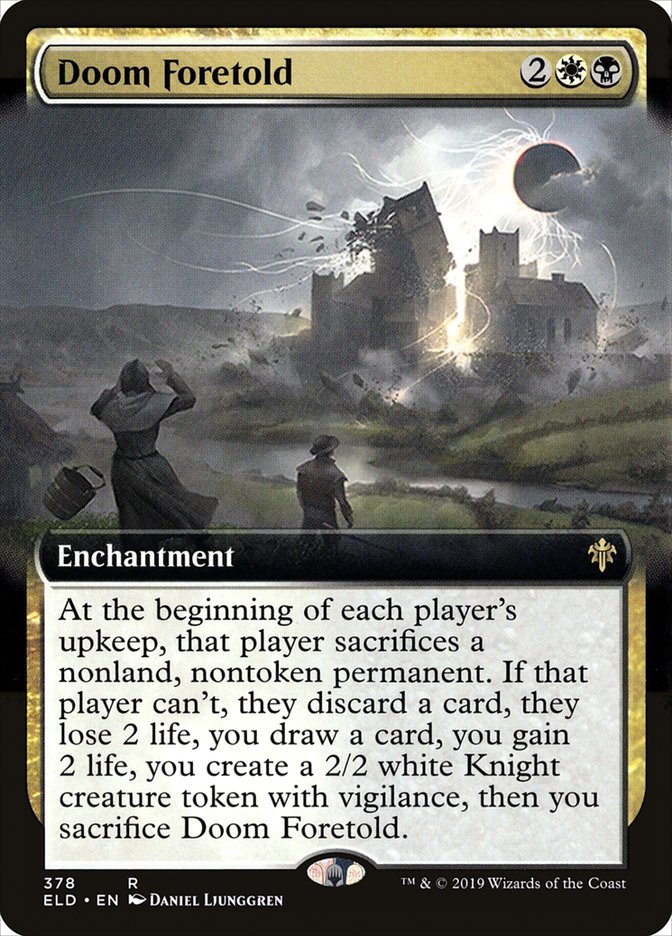 Doom Foretold (Extended Art) [Throne of Eldraine] | Exor Games Truro