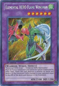 Elemental HERO Flame Wingman [LCGX-EN045] Secret Rare | Exor Games Truro