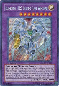 Elemental HERO Shining Flare Wingman [LCGX-EN050] Secret Rare | Exor Games Truro