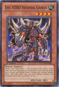 Evil HERO Infernal Gainer [LCGX-EN030] Common | Exor Games Truro