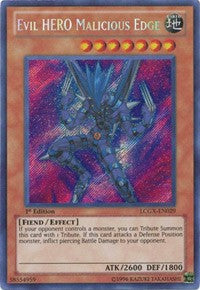 Evil HERO Malicious Edge [LCGX-EN029] Secret Rare | Exor Games Truro