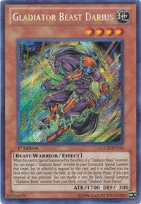 Gladiator Beast Darius [LCGX-EN244] Secret Rare | Exor Games Truro