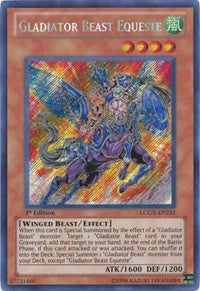 Gladiator Beast Equeste [LCGX-EN251] Secret Rare | Exor Games Truro