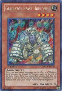 Gladiator Beast Hoplomus [LCGX-EN239] Secret Rare | Exor Games Truro