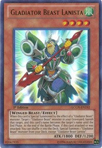 Gladiator Beast Lanista [LCGX-EN252] Ultra Rare | Exor Games Truro