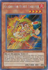 Gladiator Beast Laquari [LCGX-EN238] Secret Rare | Exor Games Truro