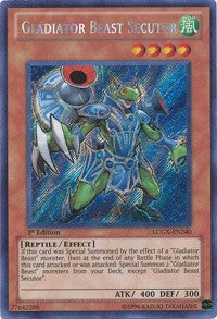 Gladiator Beast Secutor [LCGX-EN240] Secret Rare | Exor Games Truro