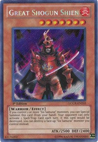 Great Shogun Shien [LCGX-EN233] Secret Rare | Exor Games Truro