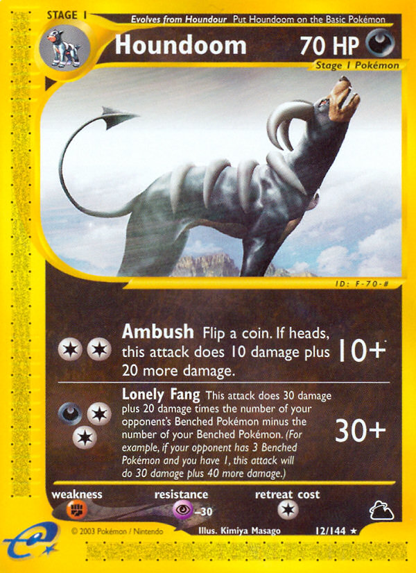 Houndoom (12/144) [Skyridge] | Exor Games Truro