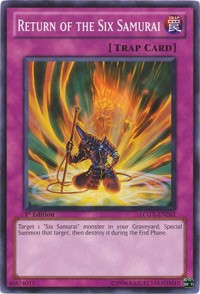 Return of the Six Samurai [LCGX-EN262] Common | Exor Games Truro