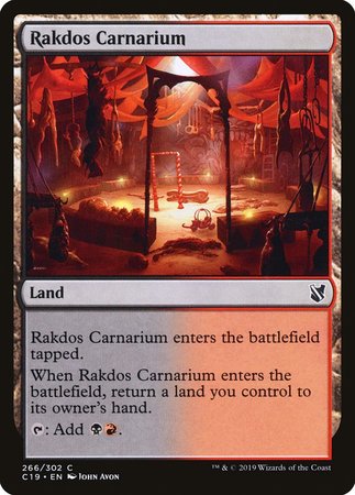 Rakdos Carnarium [Commander 2019] | Exor Games Truro