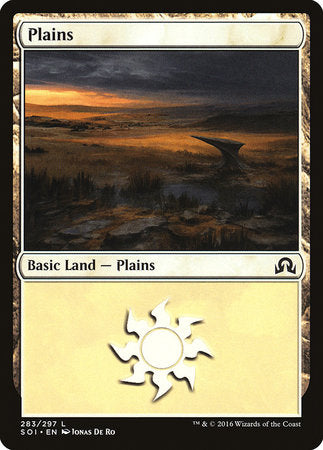 Plains (283) [Shadows over Innistrad] | Exor Games Truro