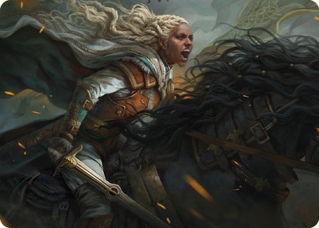 Eowyn, Fearless Knight Art Card [The Lord of the Rings: Tales of Middle-earth Art Series] | Exor Games Truro