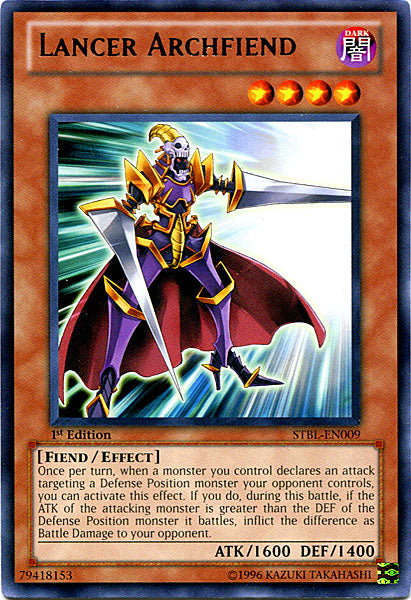 Lancer Archfiend [STBL-EN009] Rare | Exor Games Truro