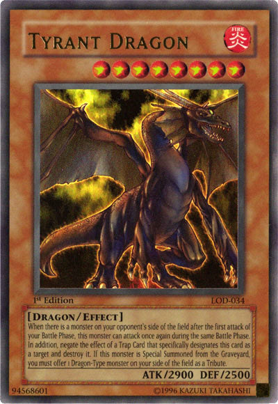 Tyrant Dragon [LOD-034] Ultra Rare | Exor Games Truro