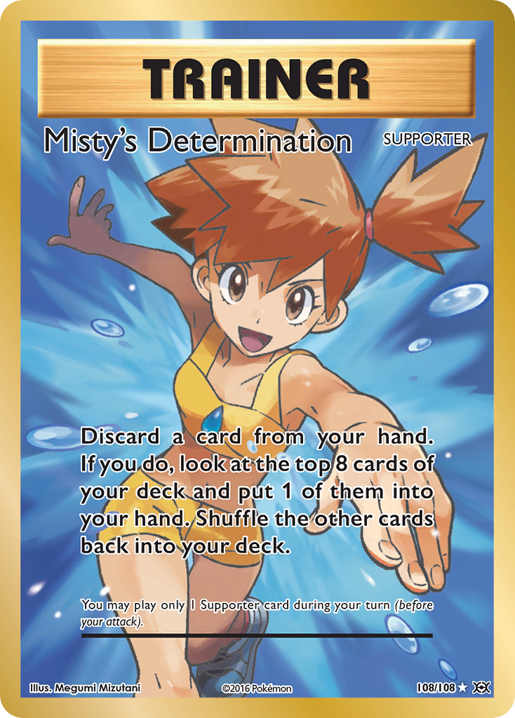 Misty's Determination (108/108) [XY: Evolutions] | Exor Games Truro