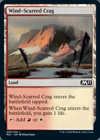 Wind-Scarred Crag [Core Set 2021] | Exor Games Truro