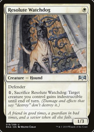 Resolute Watchdog [Ravnica Allegiance] | Exor Games Truro