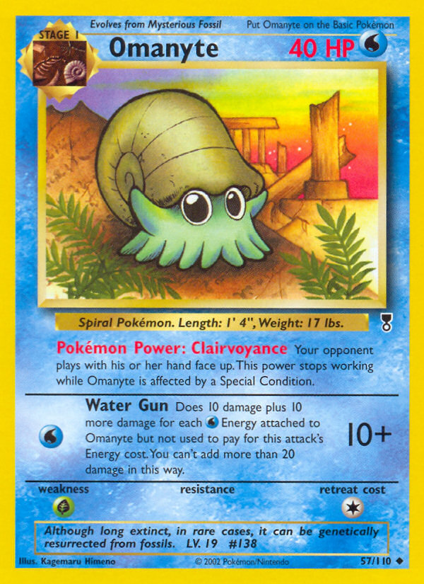 Omanyte (57/110) [Legendary Collection] | Exor Games Truro