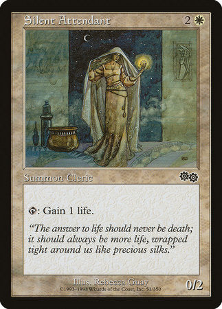 Silent Attendant [Urza's Saga] | Exor Games Truro