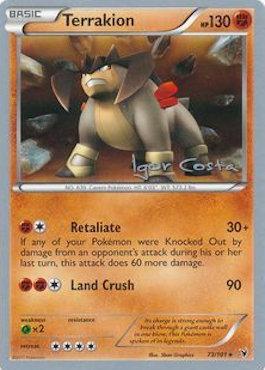 Terrakion (73/101) (Pesadelo Prism - Igor Costa) [World Championships 2012] | Exor Games Truro