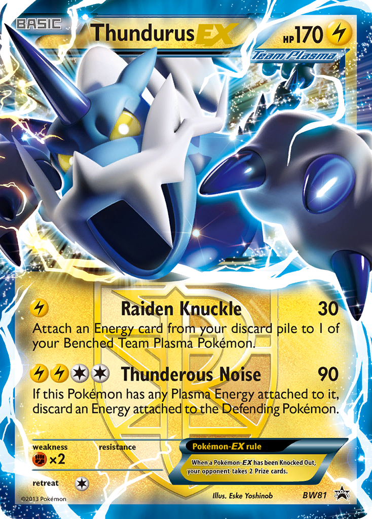 Thundurus EX (BW81) [Black & White: Black Star Promos] | Exor Games Truro