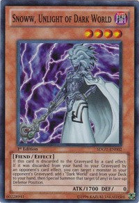 Snoww, Unlight of Dark World [SDGU-EN002] Super Rare | Exor Games Truro