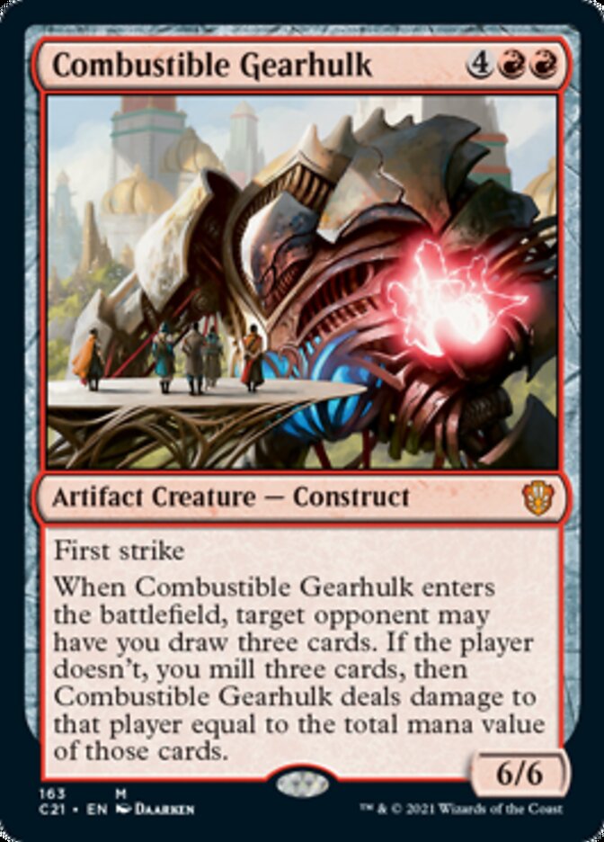 Combustible Gearhulk [Commander 2021] | Exor Games Truro