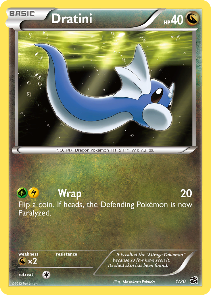 Dratini (1/20) [Black & White: Dragon Vault] | Exor Games Truro