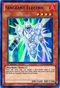 Sergeant Electro [PHSW-EN090] Ultra Rare | Exor Games Truro