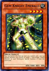 Gem-Knight Emerald [PHSW-EN096] Rare | Exor Games Truro