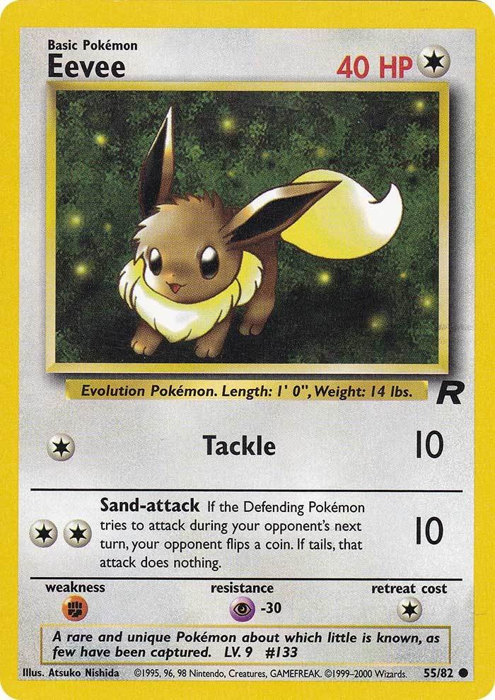 Eevee (55/82) [Team Rocket Unlimited] | Exor Games Truro