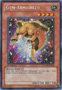 Gem-Armadillo [HA05-EN005] Secret Rare | Exor Games Truro