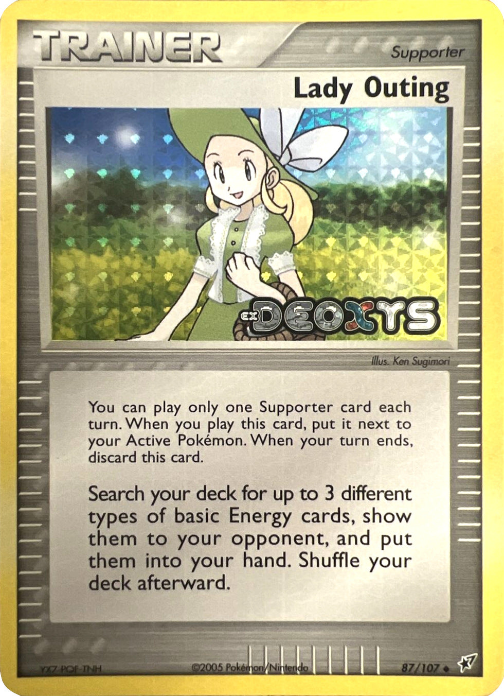 Lady Outing (87/107) (Stamped) [EX: Deoxys] | Exor Games Truro