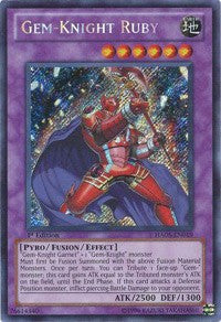 Gem-Knight Ruby [HA05-EN019] Secret Rare | Exor Games Truro