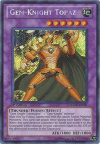 Gem-Knight Topaz [HA05-EN021] Secret Rare | Exor Games Truro