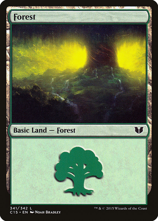 Forest (341) [Commander 2015] | Exor Games Truro